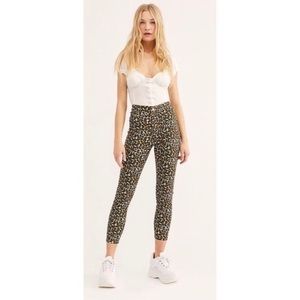 Free People We The Free leopard jeggings